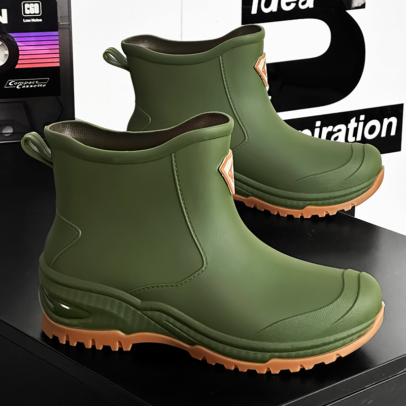 Fishing Boots - Men's Rain Boots Outdoor Wear-Resistant Mountaineering