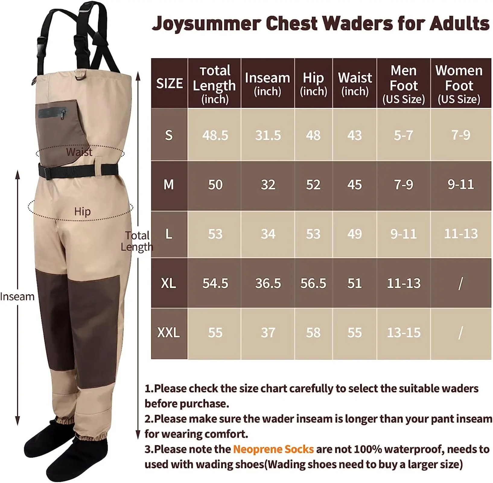 Goture 3‑Layer Breathable Wate - огляд і ціна Fishing Waders