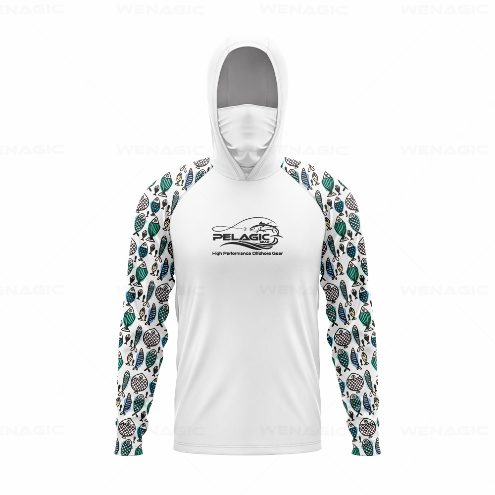 pelagic gear Men Hood Fishing  - огляд і ціна Fishing Shirt Uv Protection