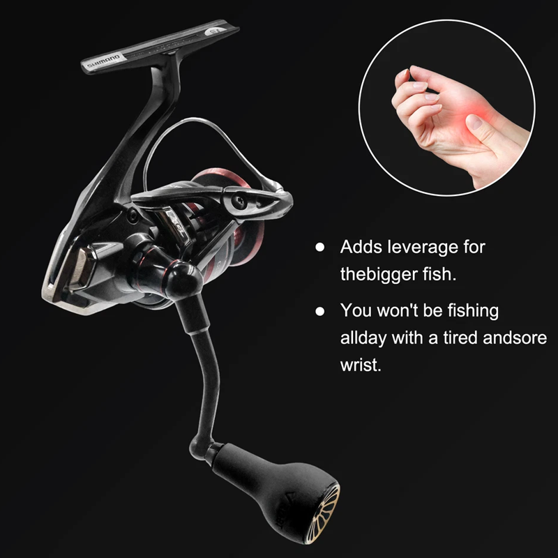 63mm Spinning Handle with TPE  - огляд і ціна Daiwa Reel Fuego