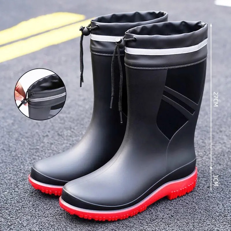 Fashion Men's Medium Tube Rain - огляд і ціна Fishing Boots
