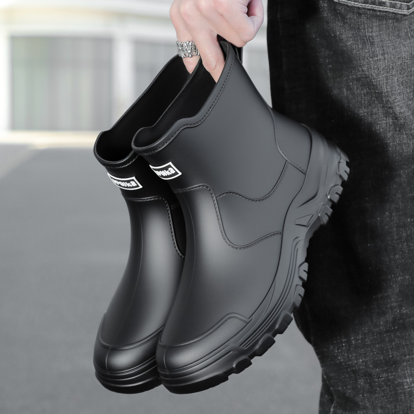 Fashionable new style men's mi - огляд і ціна Fishing Boots