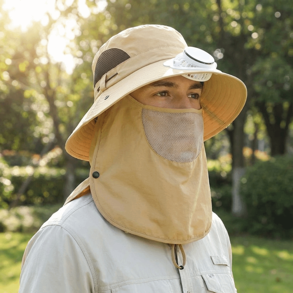 Portable Solar Rechargeable Fa - огляд і ціна Fishing Hat