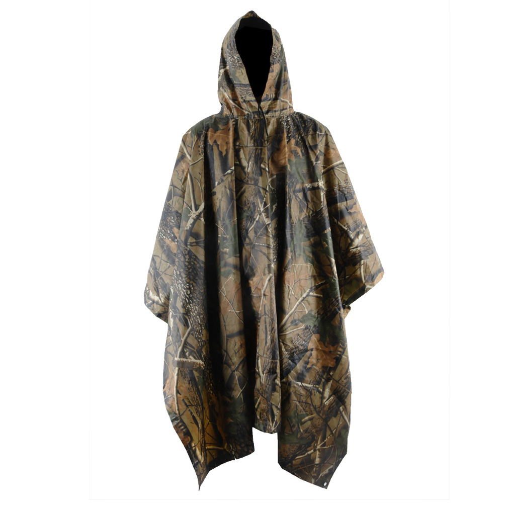 Camouflage Rain Cloak Full Bod - огляд і ціна Fishing Rain Suit