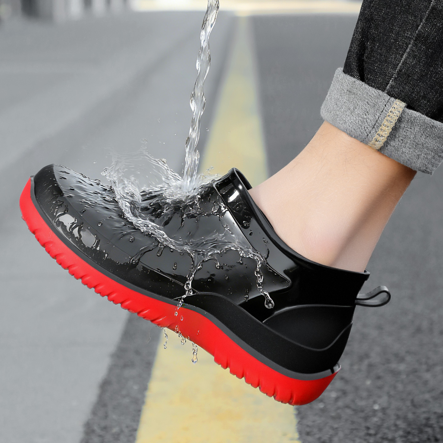 Rain boots Men's Waterproof Sh - огляд і ціна Fishing Boots