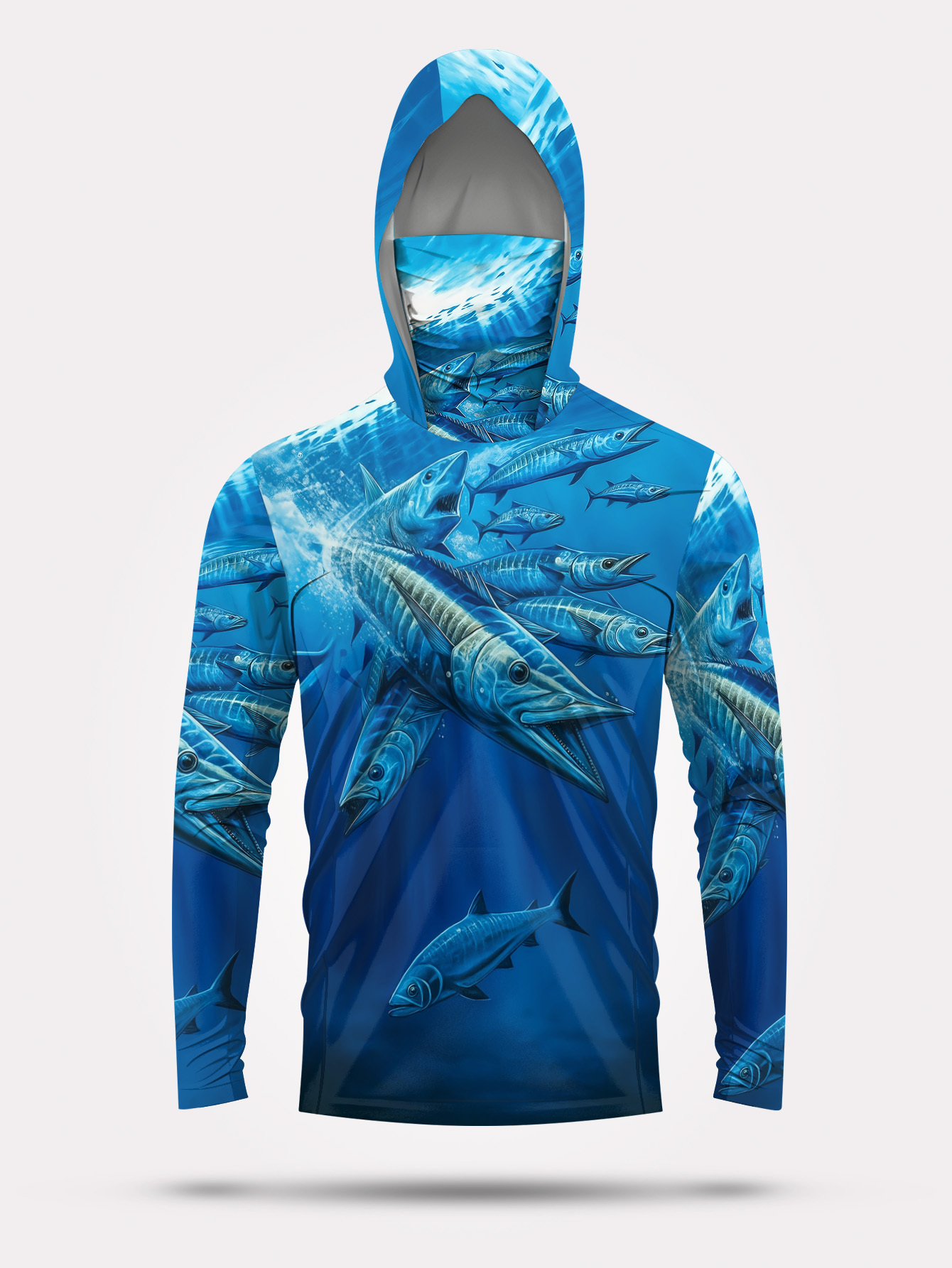 Men Hood Fishing Shirt long sl - огляд і ціна Fishing Shirt Uv Protection